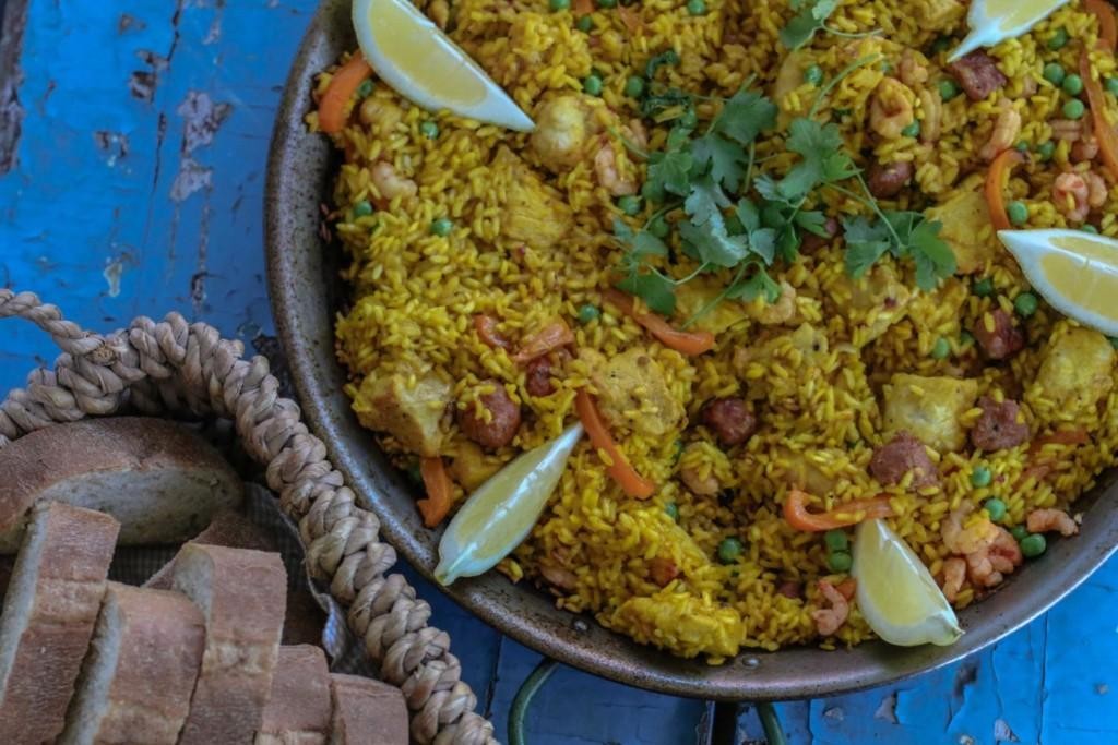 Paella Nannan tyyliin