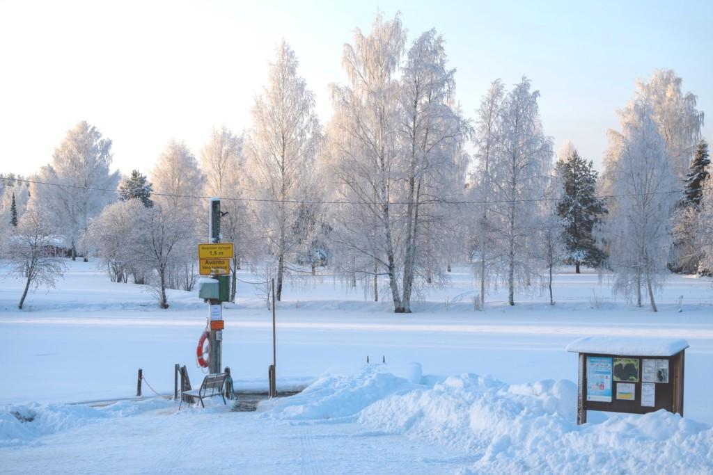 Avanto, icebath / lake in Seinäjoki Finland